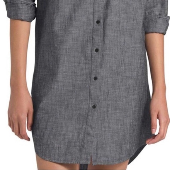The North Face Black Chambray Dress, Relaxed Fit XSmall - Picture 7 of 12